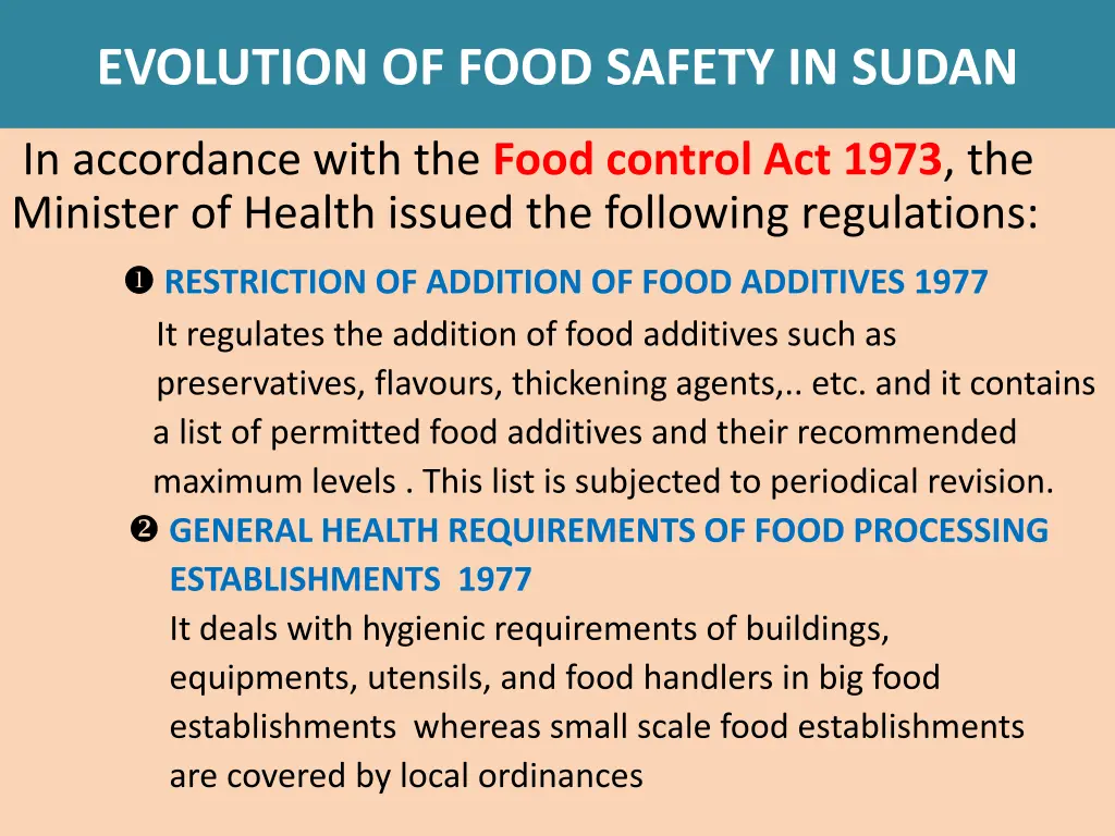 evolution of food safety in sudan 3