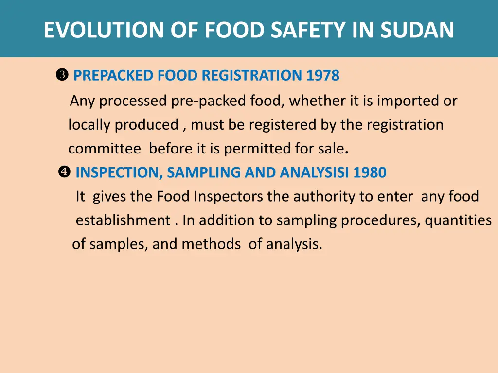 evolution of food safety in sudan 4