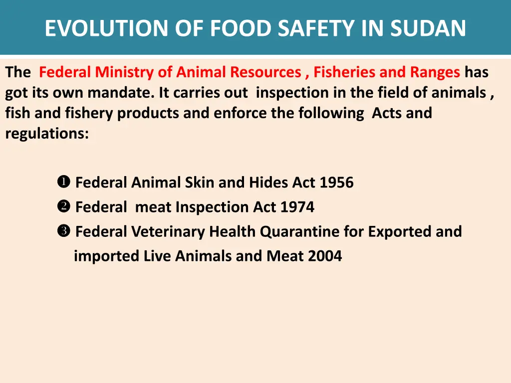 evolution of food safety in sudan 6