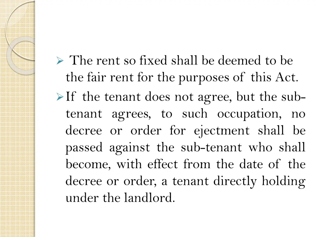 the rent so fixed shall be deemed to be the fair