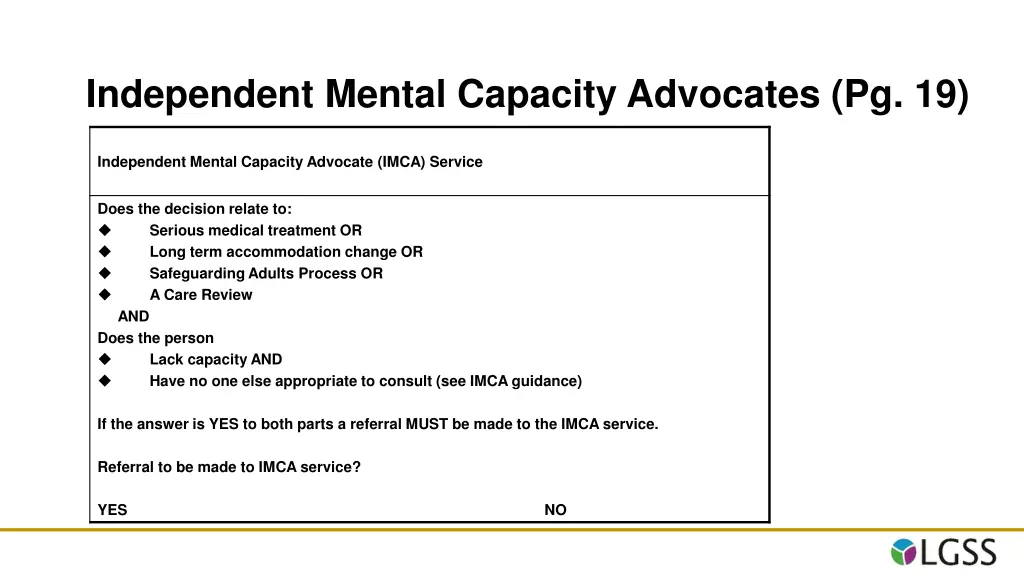 independent mental capacity advocates pg 19