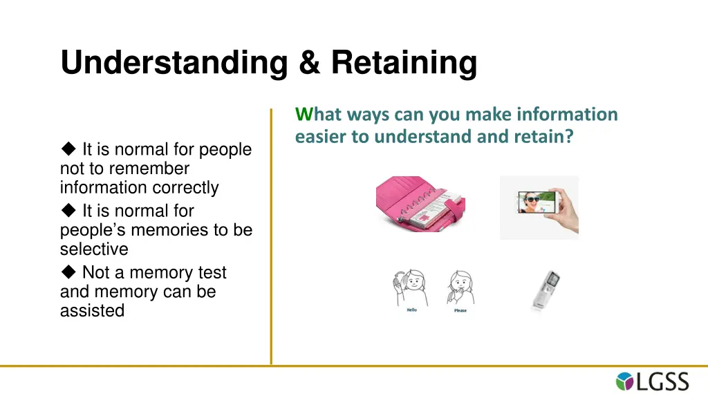 understanding retaining