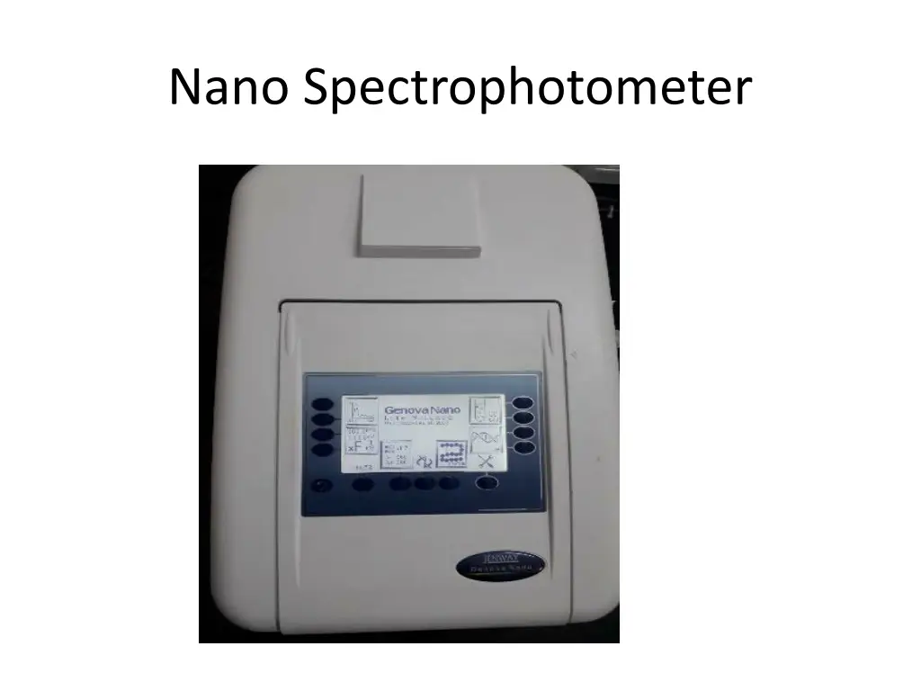 nano spectrophotometer