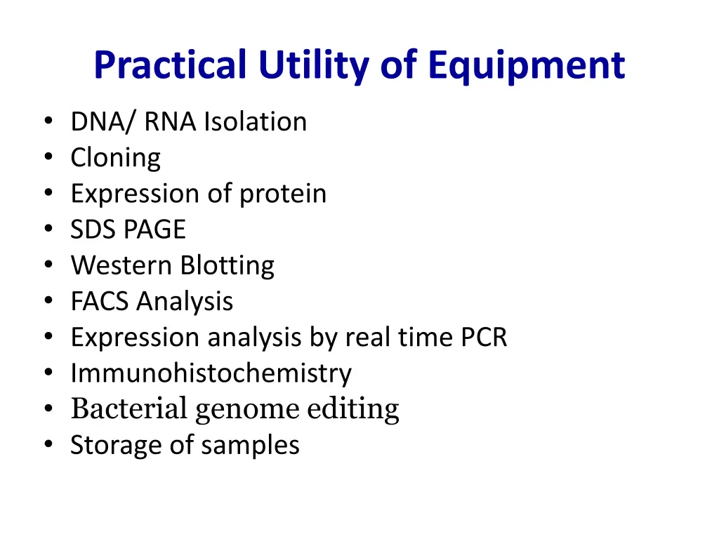 practical utility of equipment dna rna isolation