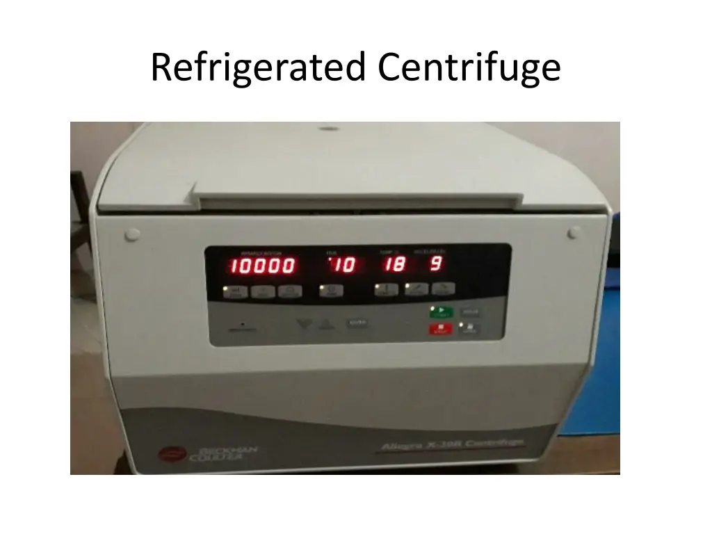 refrigerated centrifuge