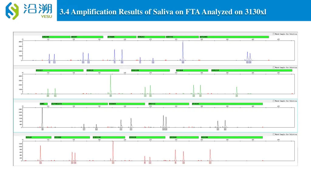 3 4 amplification results of saliva