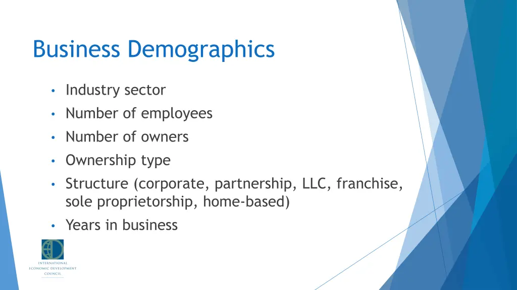 business demographics