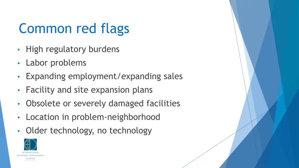 common red flags 1