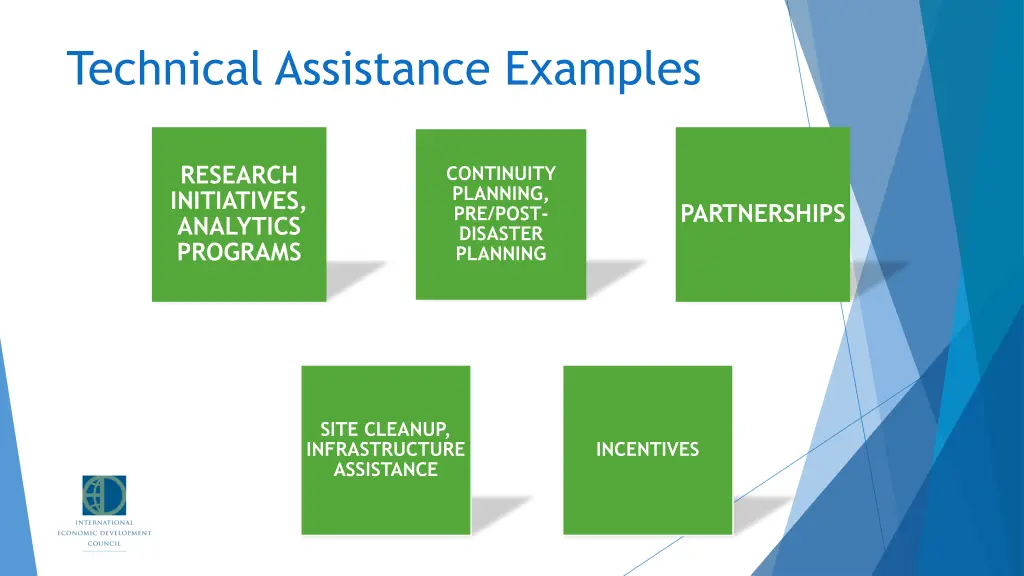 technical assistance examples