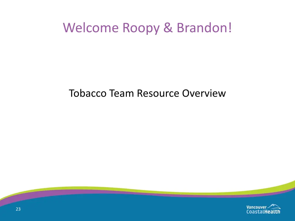 welcome roopy brandon