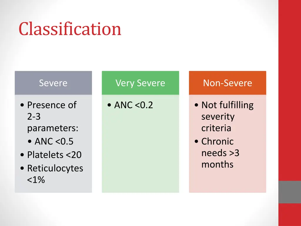 classification