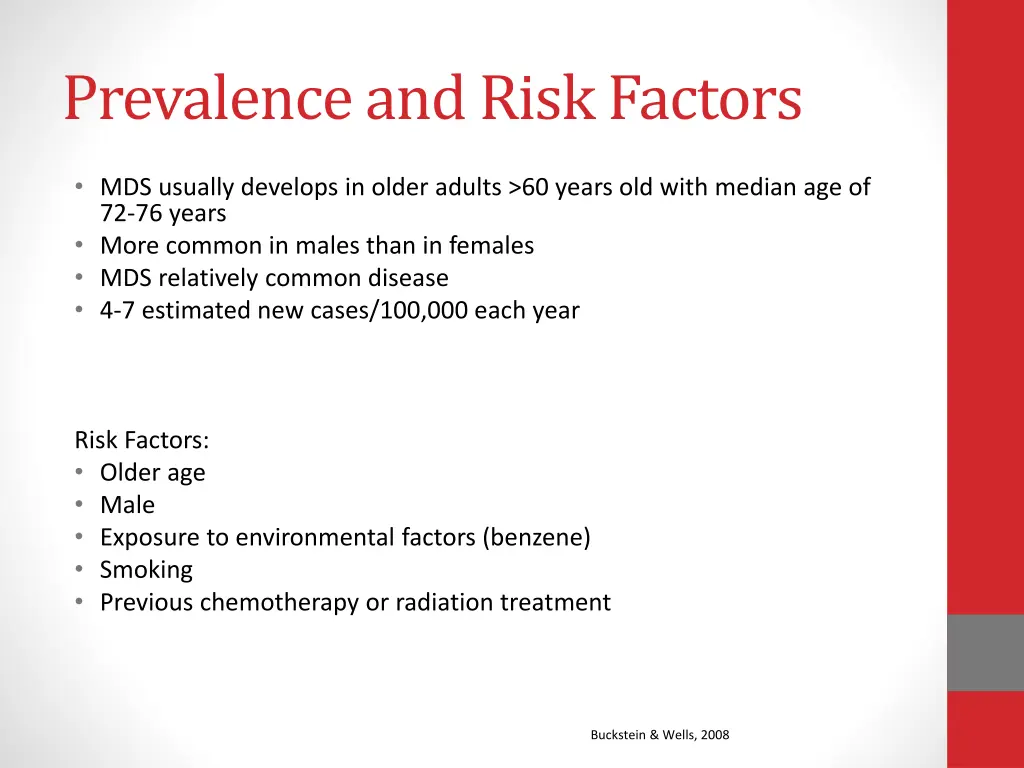 prevalence and risk factors