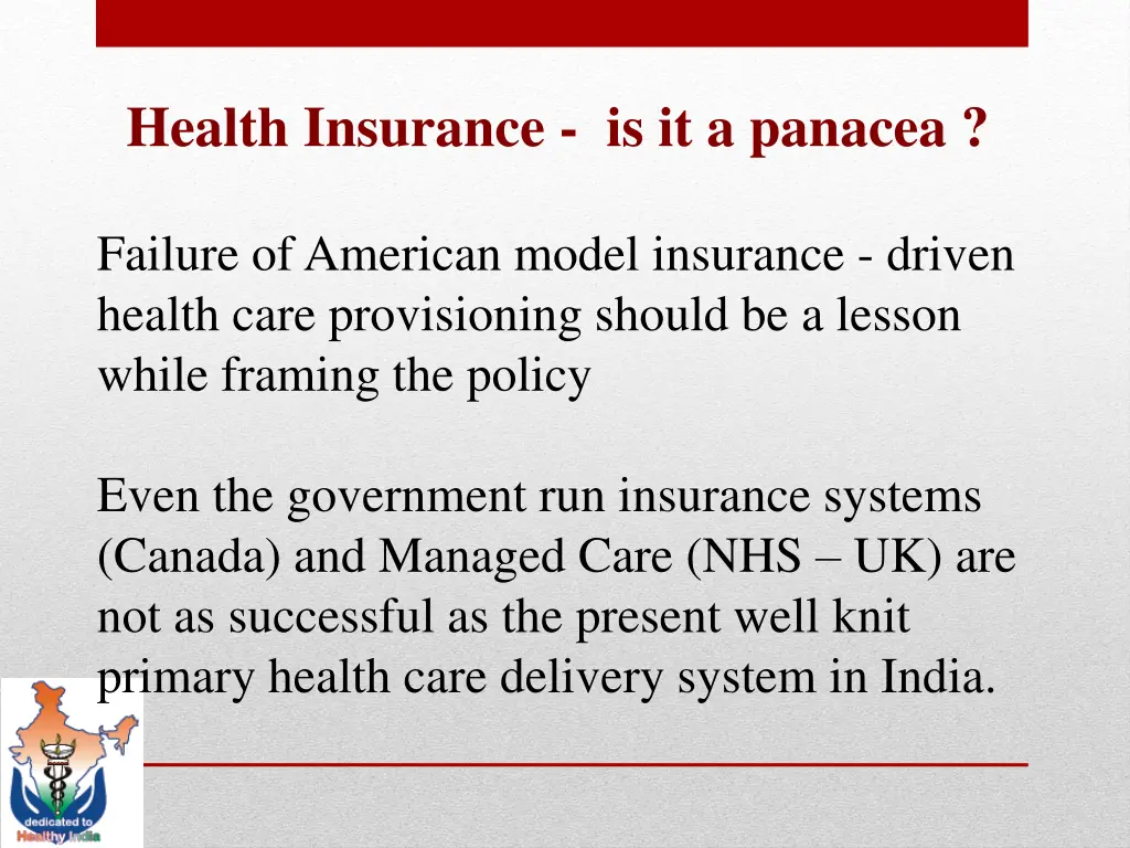 health insurance is it a panacea