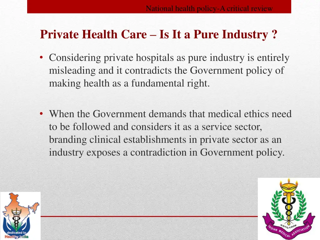 national health policy a critical review 14