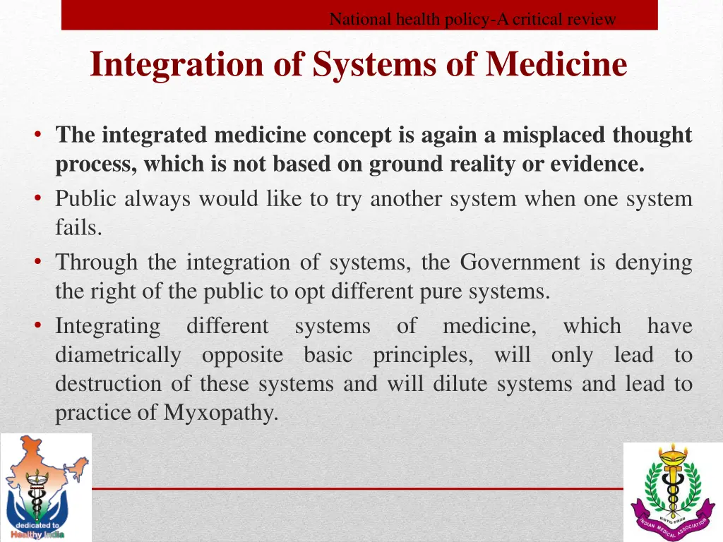 national health policy a critical review 16