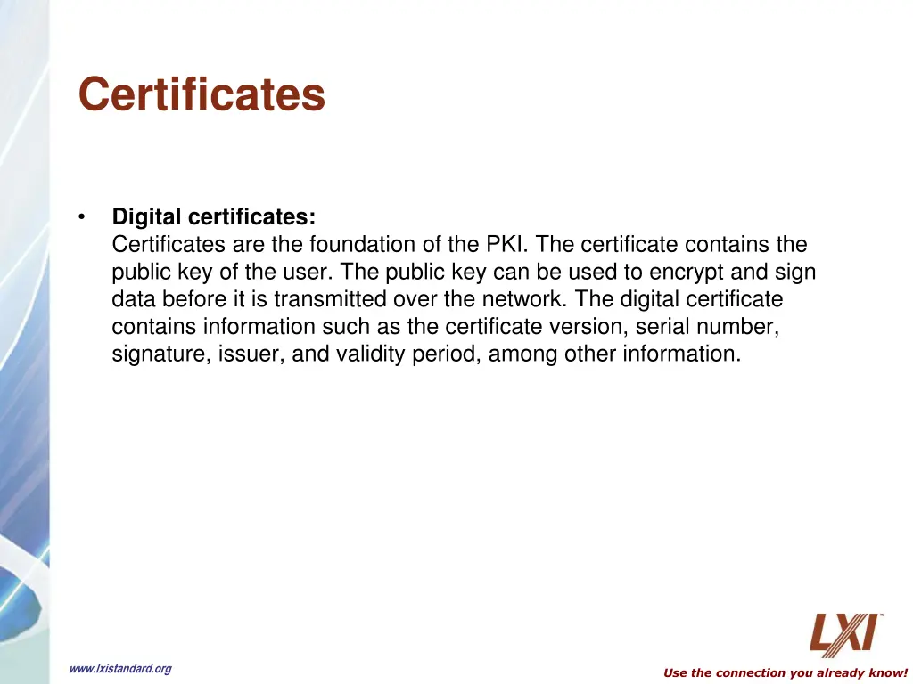 certificates