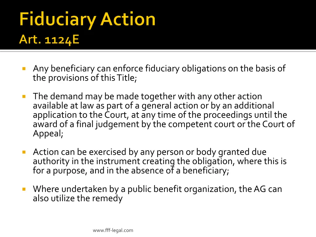 any beneficiary can enforce fiduciary obligations