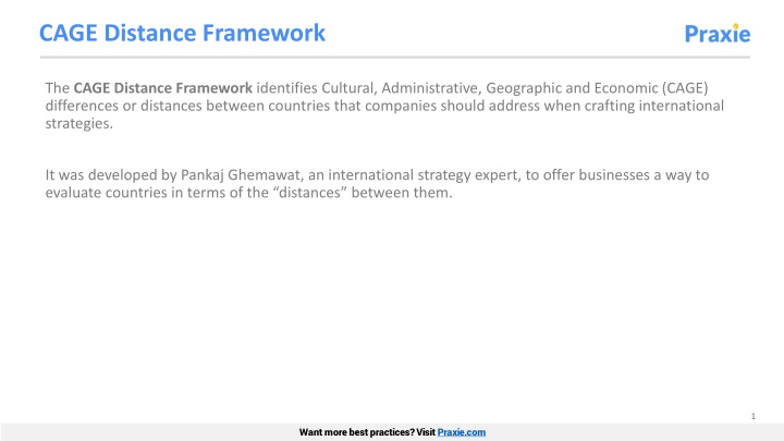 cage distance framework