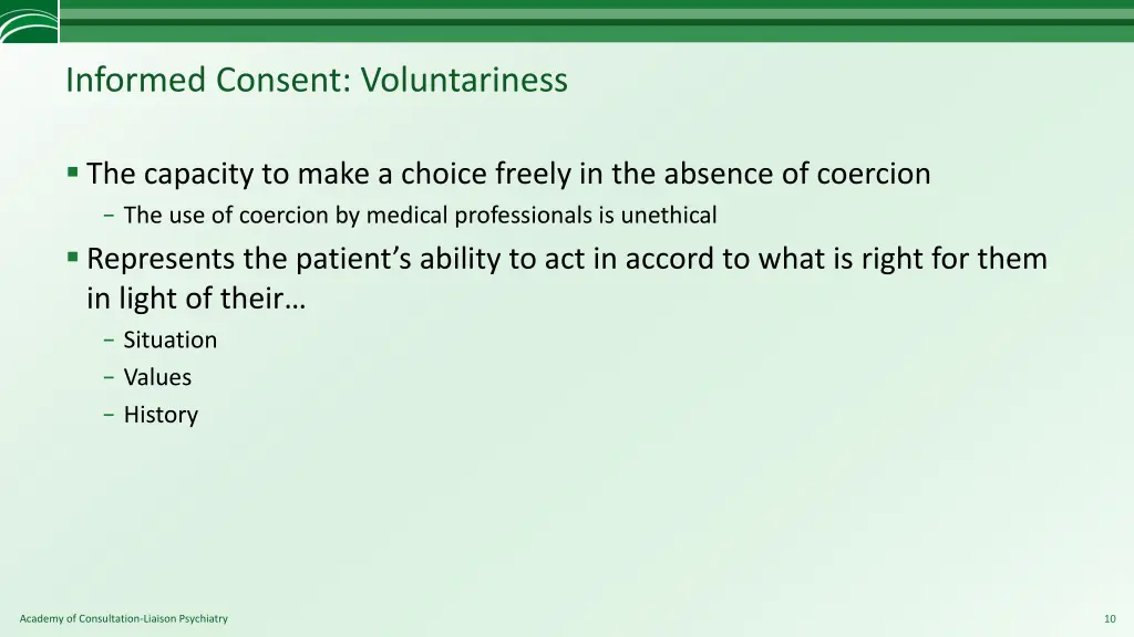 informed consent voluntariness