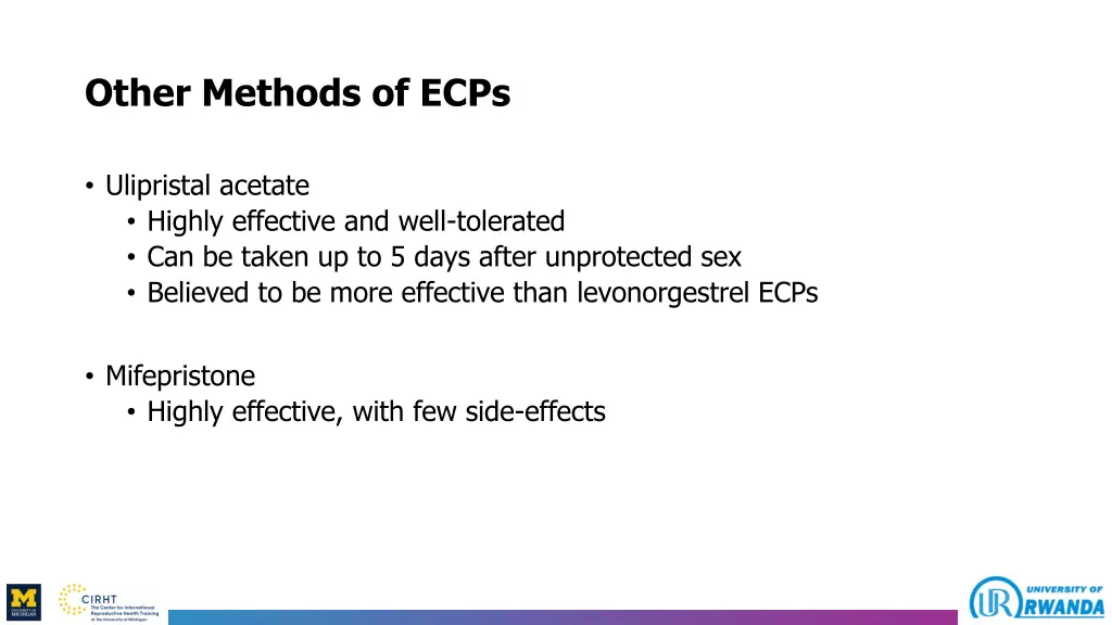 other methods of ecps