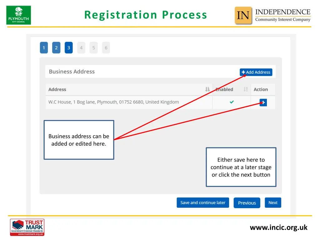 registration process 6