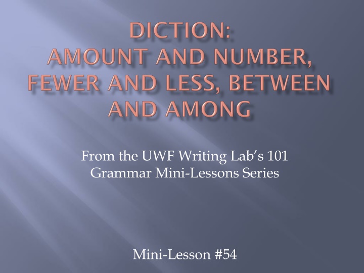 from the uwf writing lab s 101 grammar mini