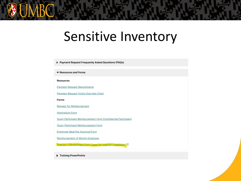 sensitive inventory 3