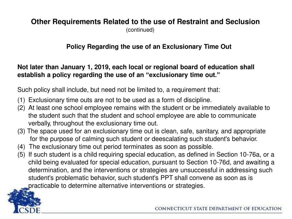 other requirements related 7