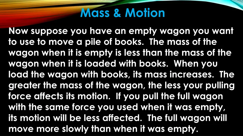 mass motion 2