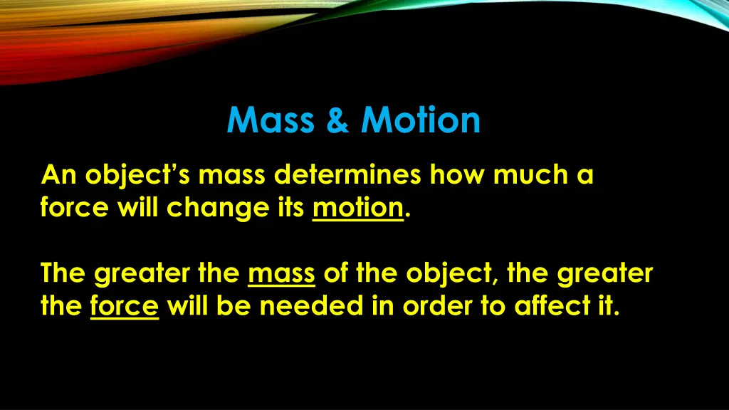 mass motion