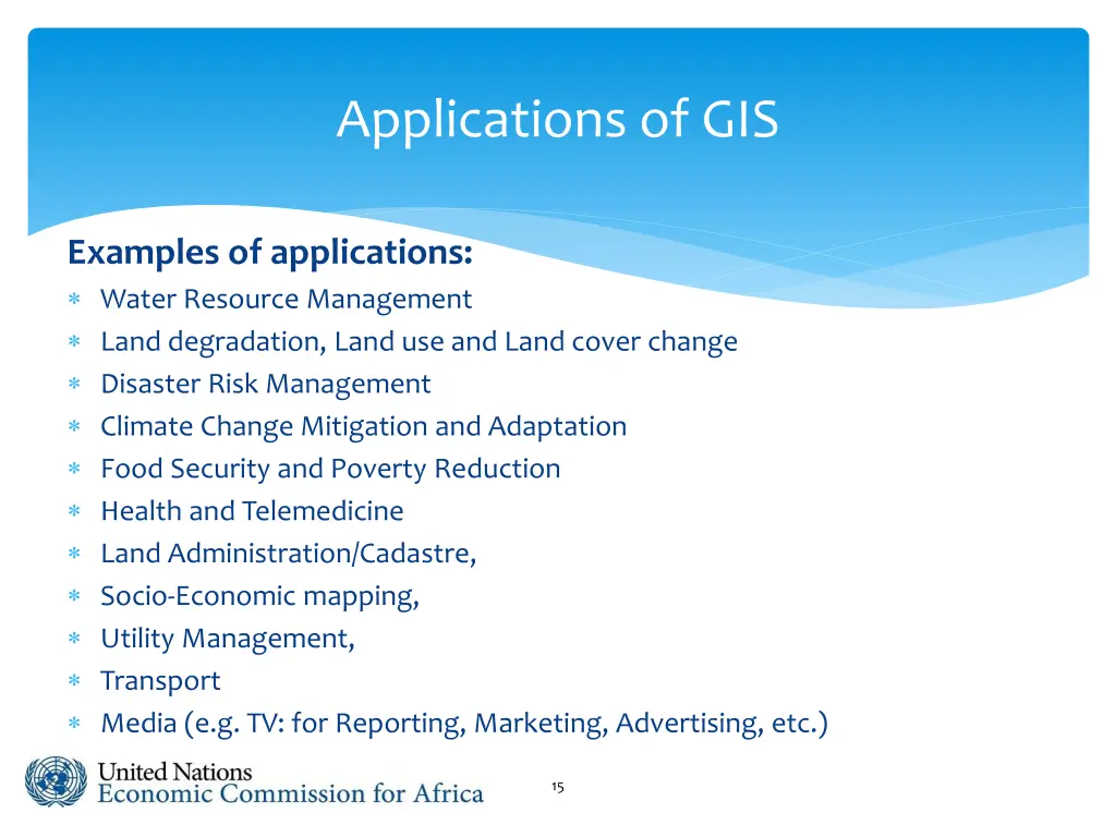 applications of gis 1