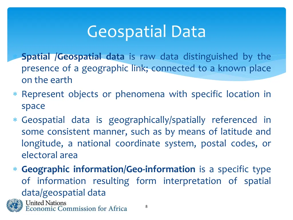 geospatial data