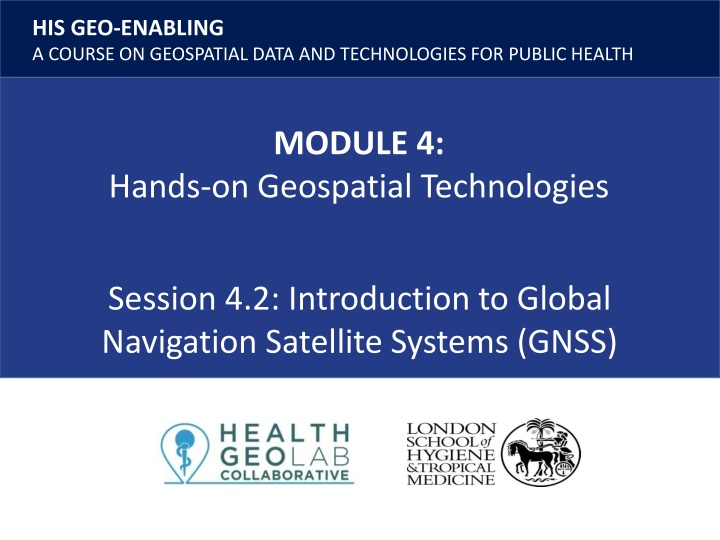 his geo enabling a course on geospatial data