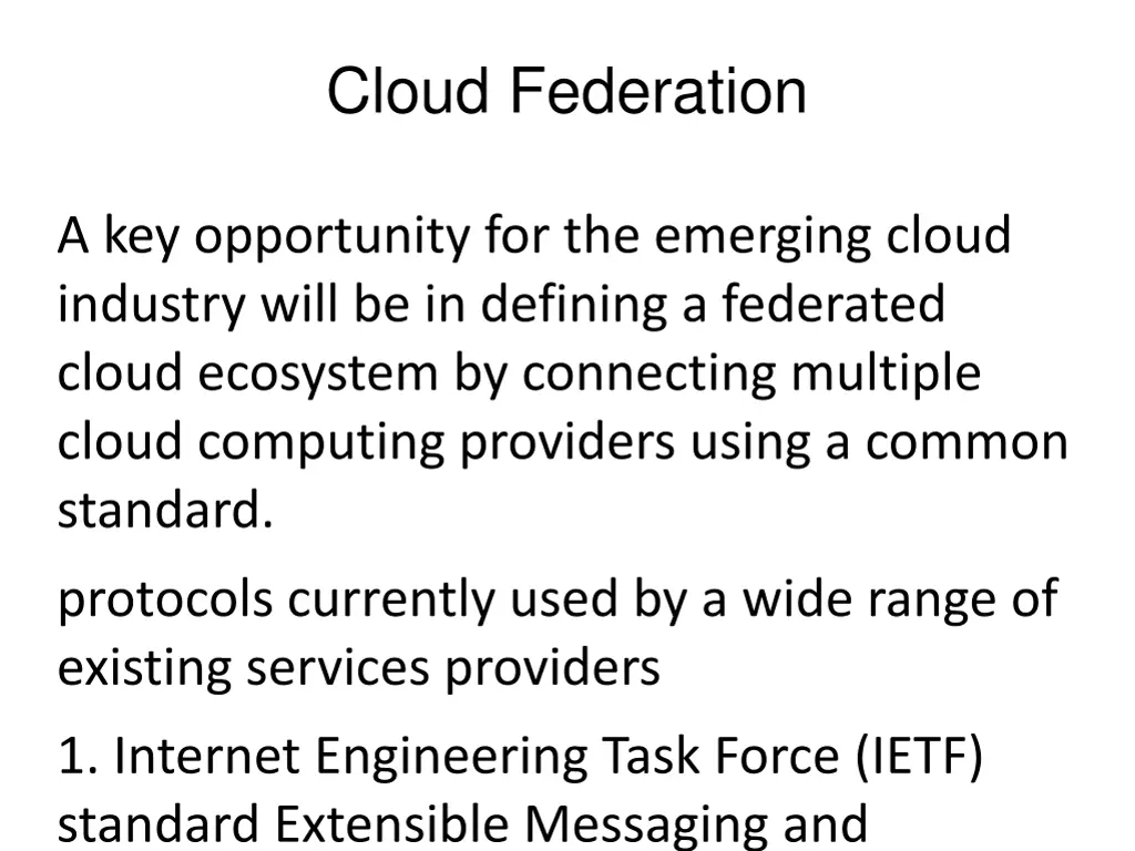 cloud federation 2