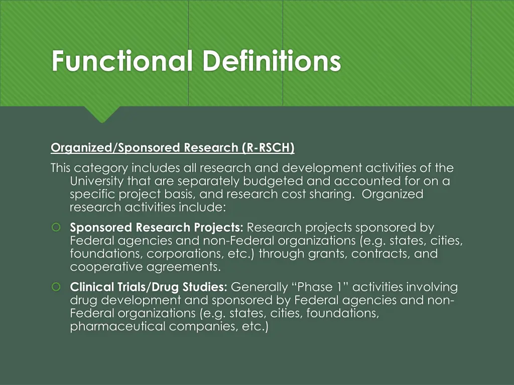 functional definitions 1