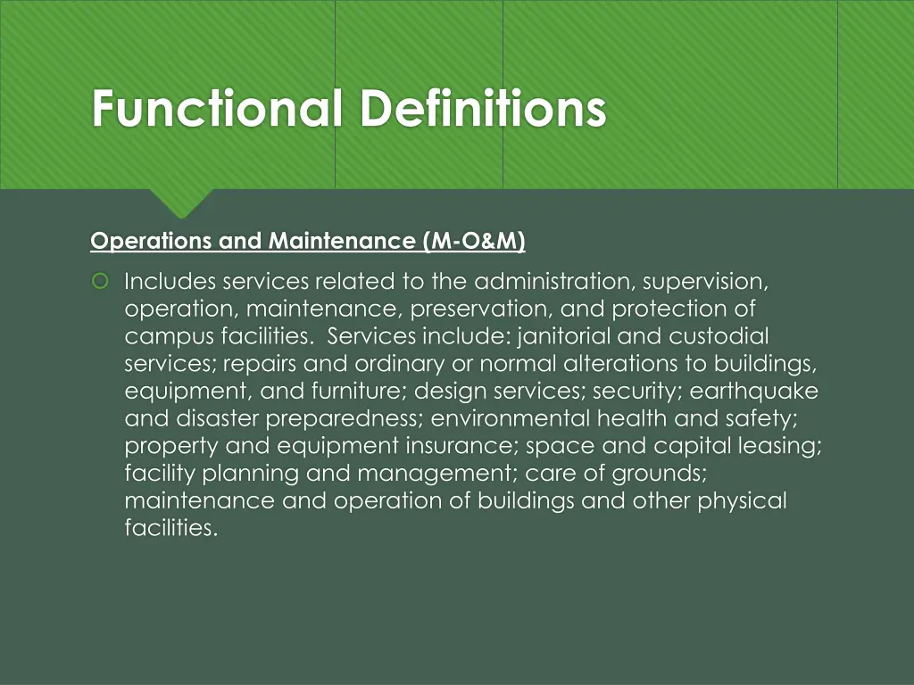 functional definitions 10