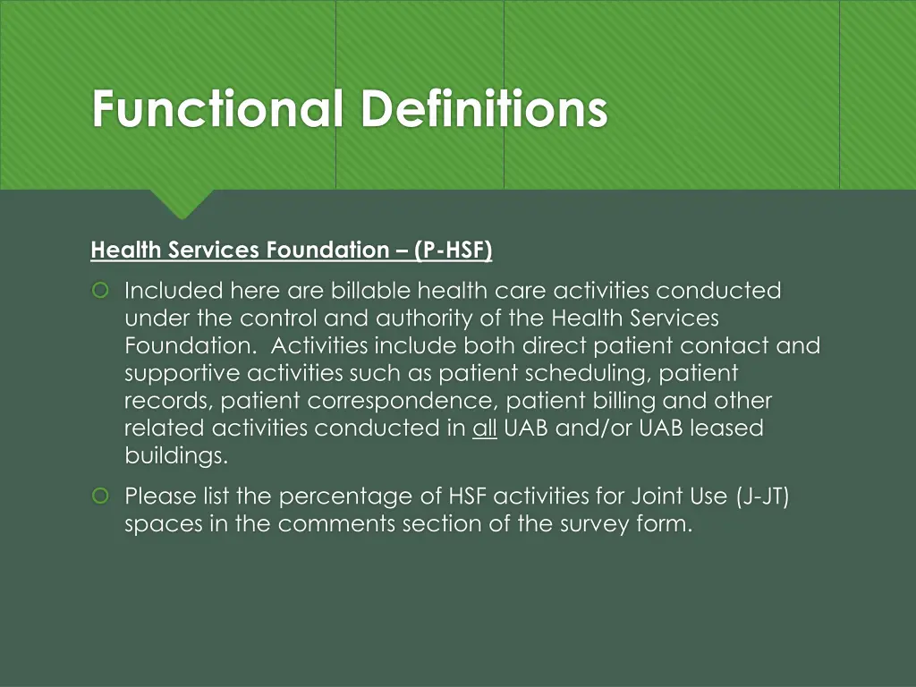 functional definitions 7