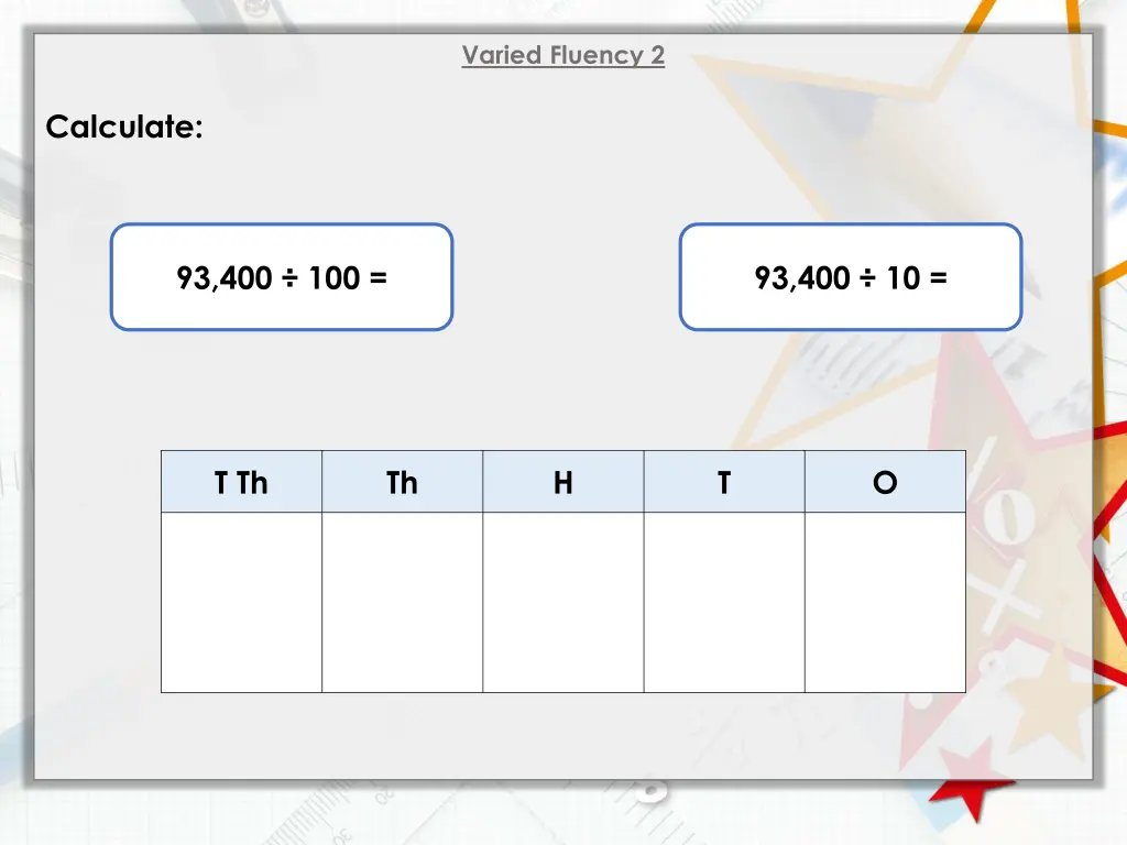 varied fluency 2