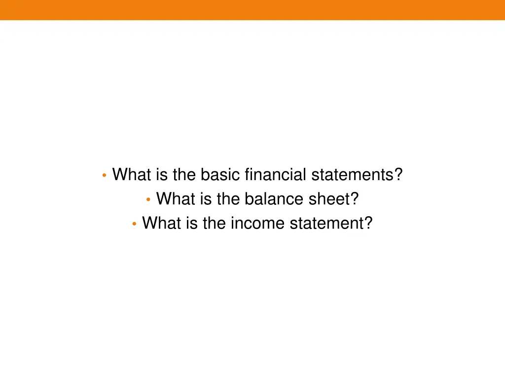 what is the basic financial statements what