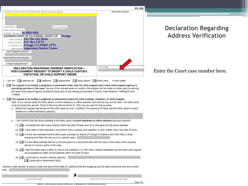 declaration regarding address verification 3