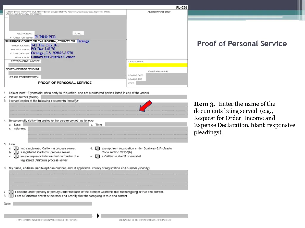 proof of personal service 4