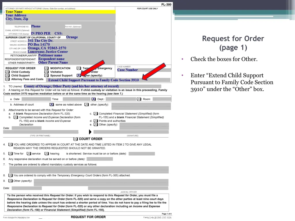 request for order page 1 5