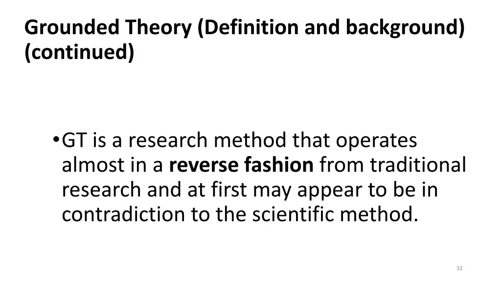 grounded theory definition and background 4