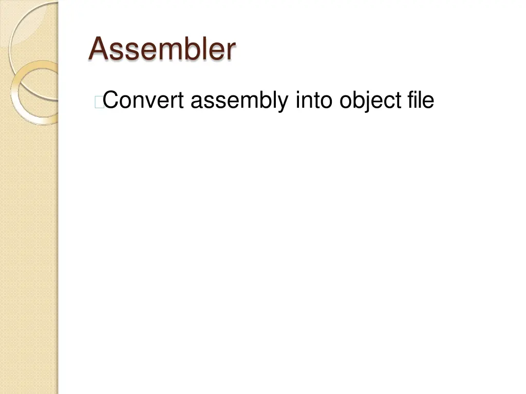 assembler