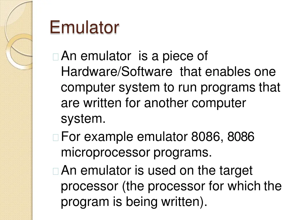 emulator