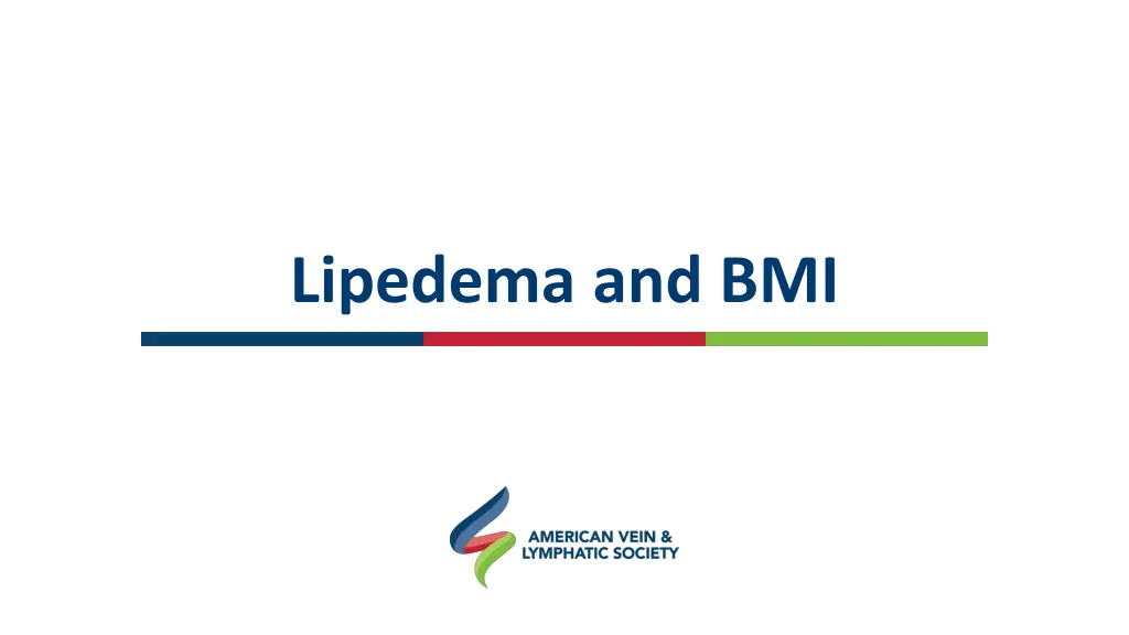 lipedema and bmi