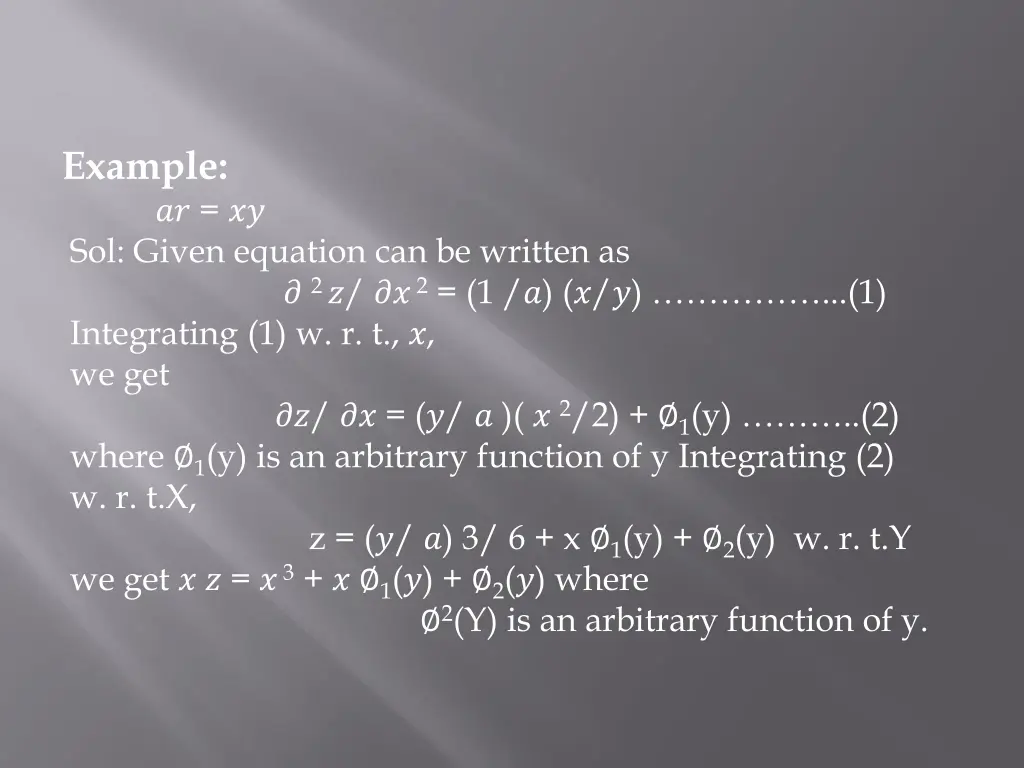 example sol given equation can be written