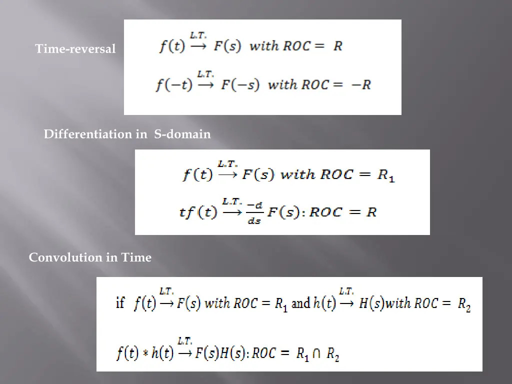 time reversal