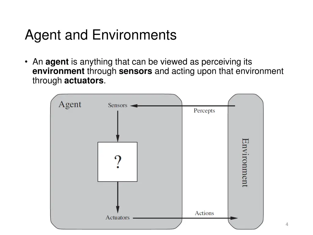 agent and environments