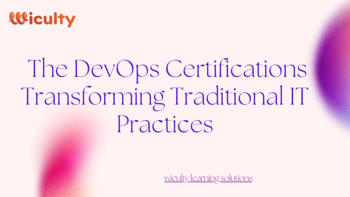 the devops certifications transforming